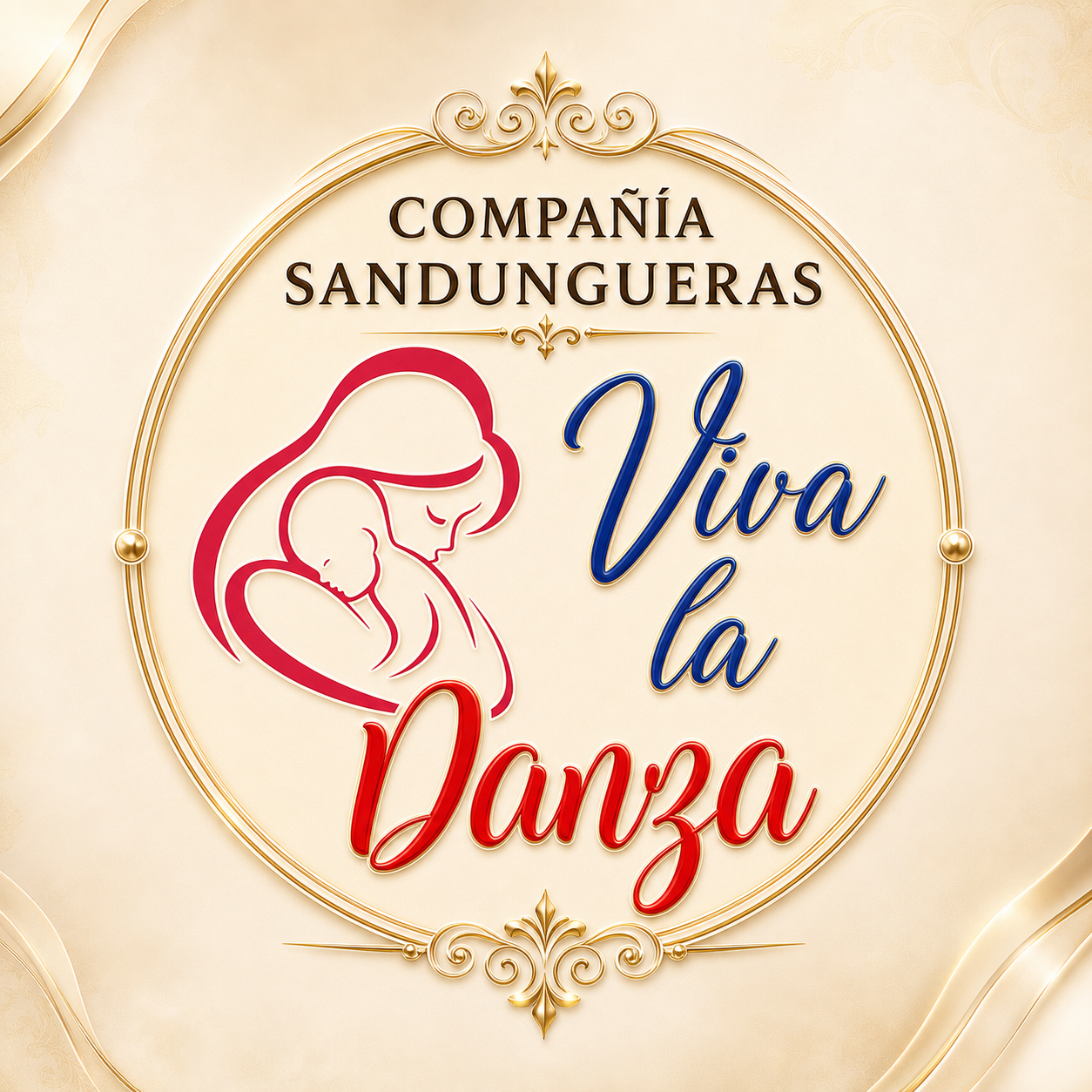 Logotipo oficial de la Compañía Sandungueras Viva la Danza